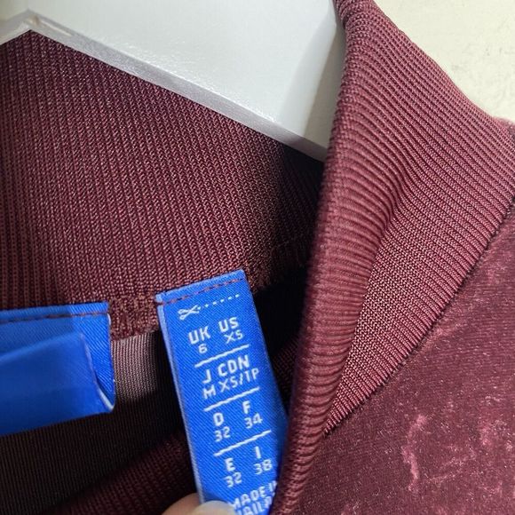 Adidas Originals Pink Velvet Velour High Neck Dress XS - Picture 6 of 11